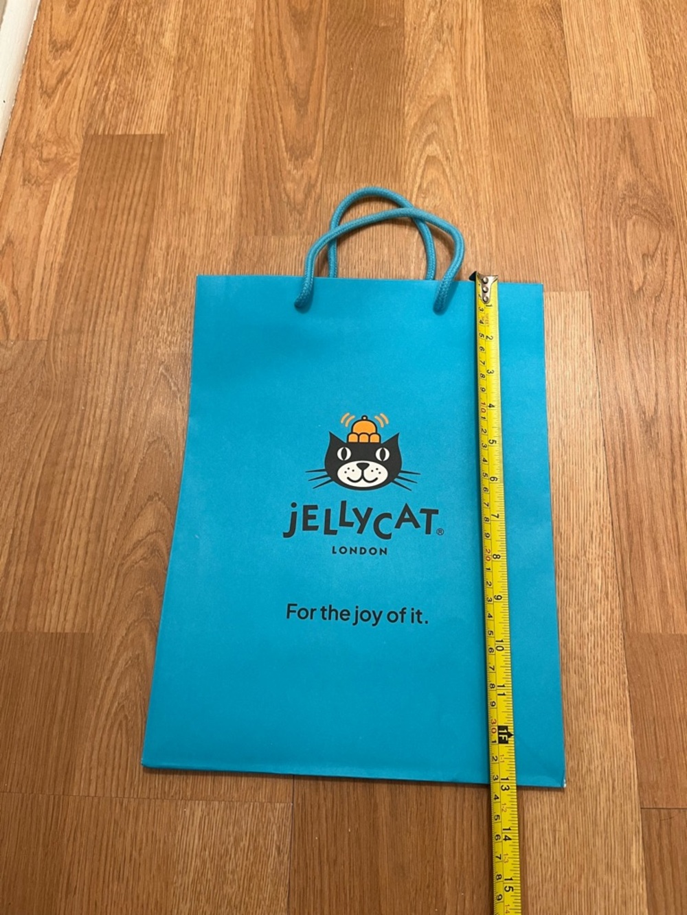 Medium Jellycat blue gift bag - Picture 2 of 3